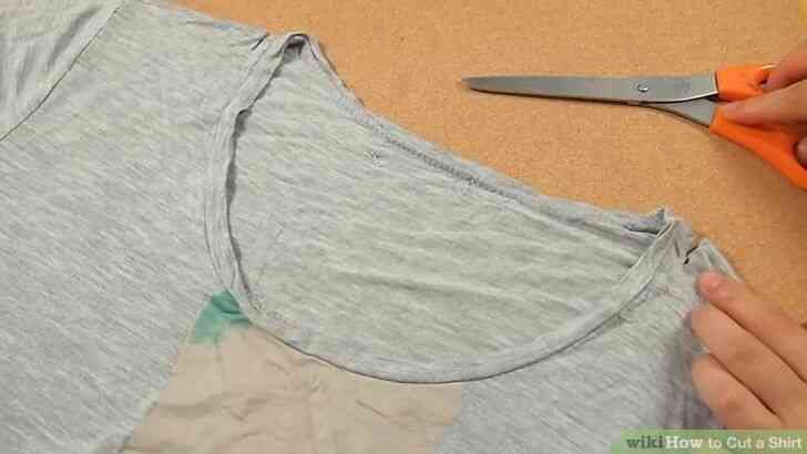 Image intitulee Couper une Chemise Etape 2 aperçu